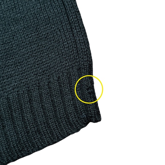 CC Filson Waterfowl Wool Waxed Canvas 1/4 Zip Green Sweater Mens Small - Picture 6 of 11